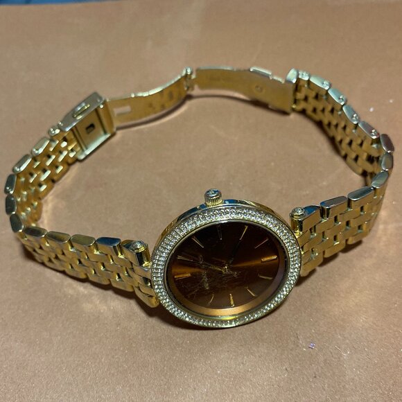 Michael Kors Darci Mini Gold Dial Ladies Watch main image 5
